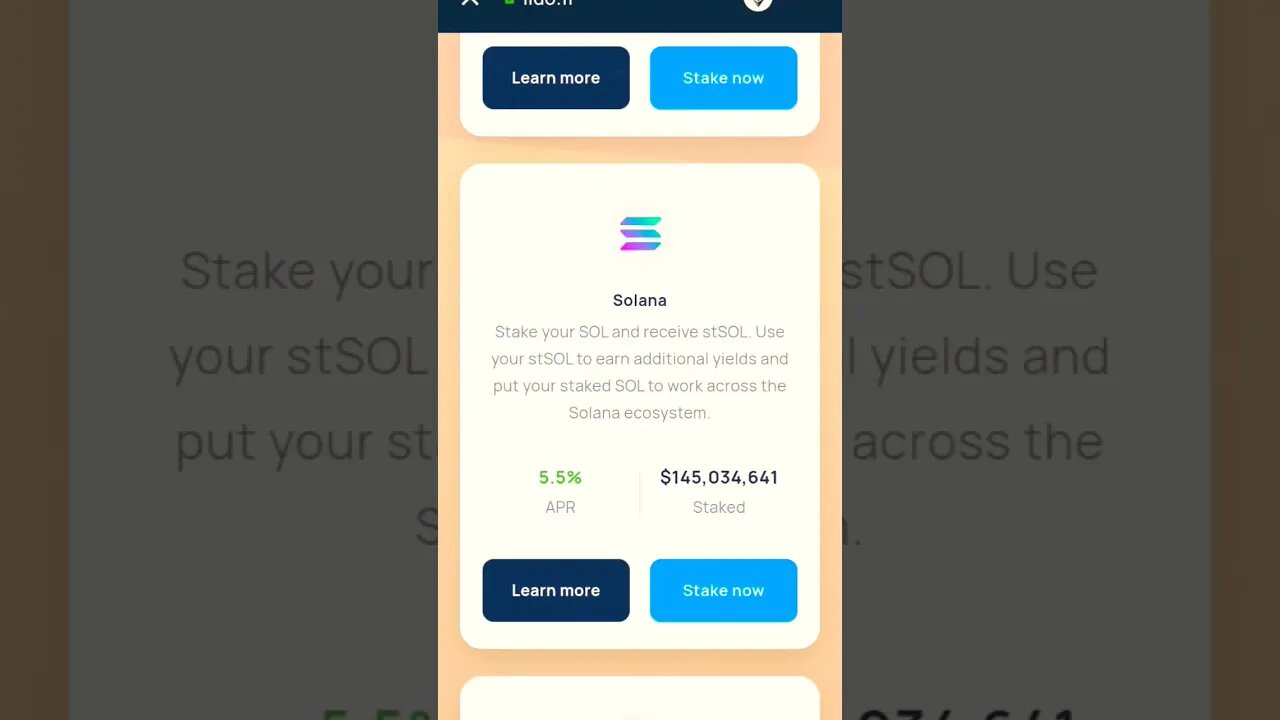 LIDO FINANCE SOLANA CRYPTO STAKING REWARDS #altcoin #solana #lidofinance #stakingrewards #staking