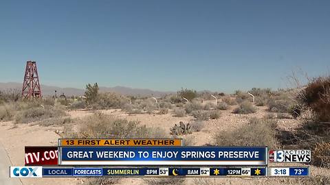 Great weekend to enjoy Springs Preserve