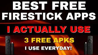 BEST 3 FREE FIRESTICK APPS I ACTUALLY USE!