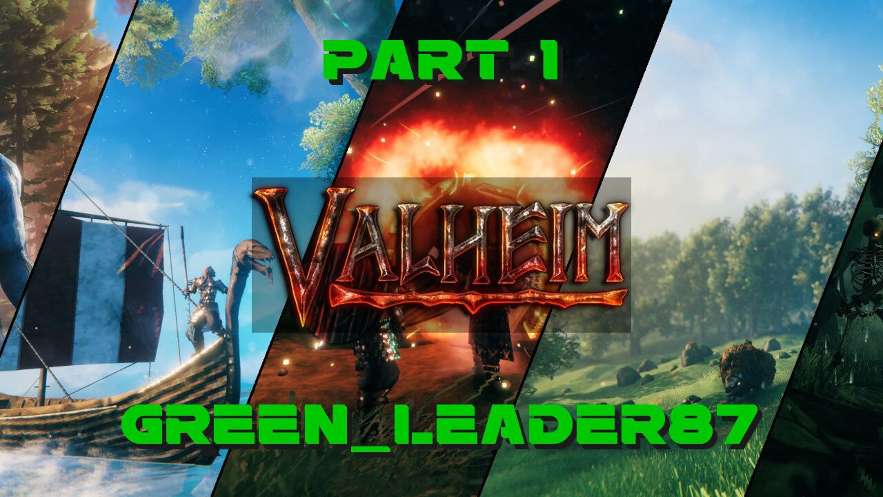 Valheim - Part 1 | New game and First boss | VOD 03/12/2023