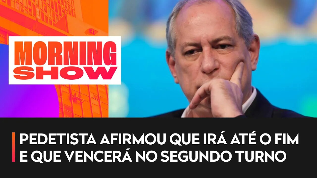 "Terrorismo eleitoral" Ciro rebate pedidos para retirar candidatura