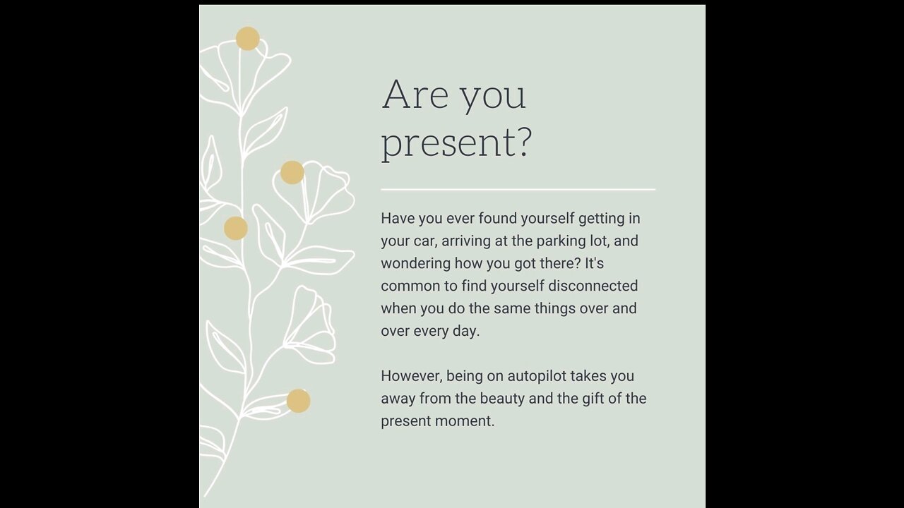 Are you Present?