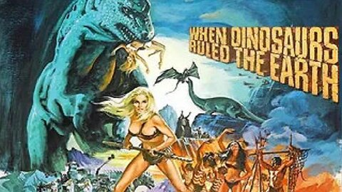 WHEN DINOSAURS RULED THE EARTH 1970 Sequel to One Million Years BC FULL MOVIE HD & W/S