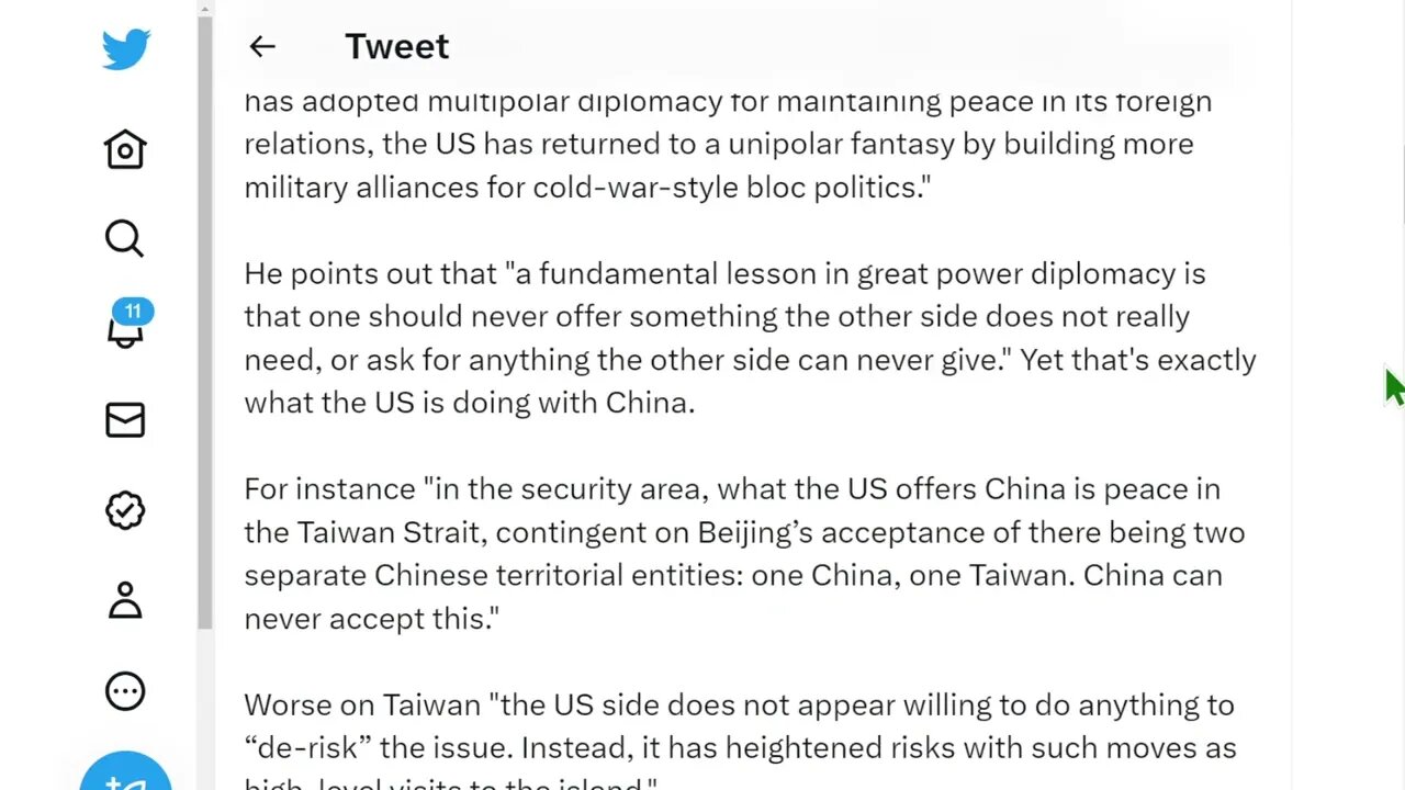 《南華早報》：北京認為與拜登團隊對話意義不大，中美戰爭風險增加