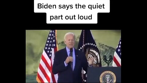 Biden says the quiet part out loud “I know you all know there’s no climate problem”