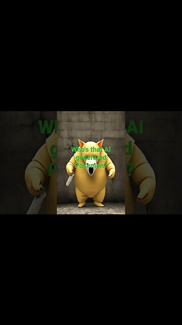 AI generated Drowzee #whosthatpokemon #pokemon