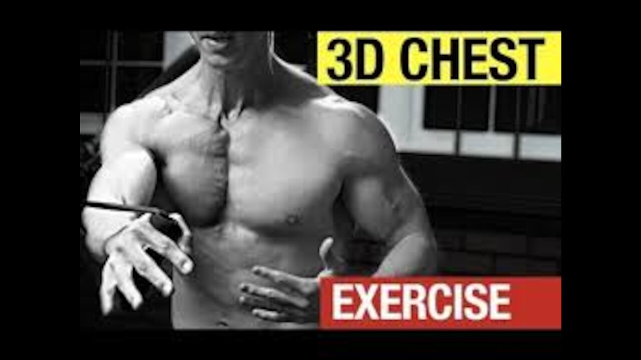 Top 5 chest exercises 3D (flat chest problem)