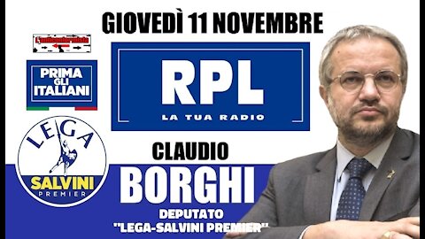 🔴 42° Puntata della rubrica su RPL "Scuola di Magia" di Claudio Borghi (11/11/2021).