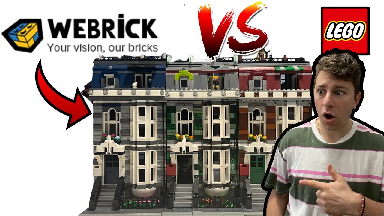 Lego vs Webricks - Lego Pet Shop 10218 Modular Building Parts