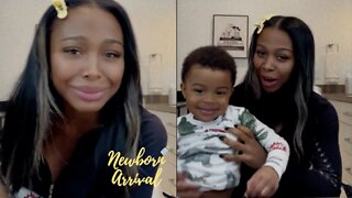 Lil Baby & Jayda Cheaves Son Loyal Wants To Know Why Mommy On Live! 🤷🏾‍♂️