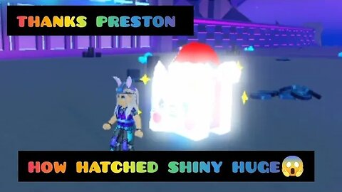 I hatched huge shiny Mrs Claws/ pet simulator x/ Roblox