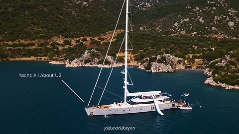 A Brief Luxury Moment: Sailing yacht AllAboutU2 from a Bird'sEye View