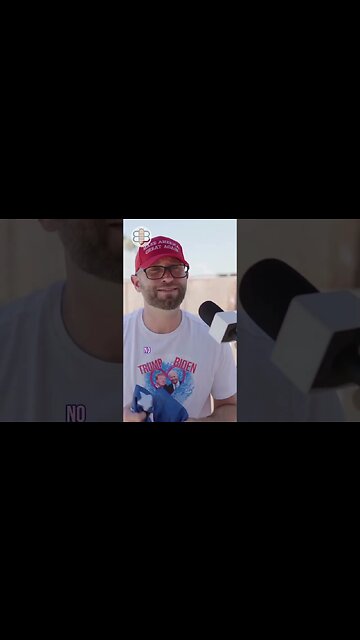 This Man Loves Both Trump And Biden!