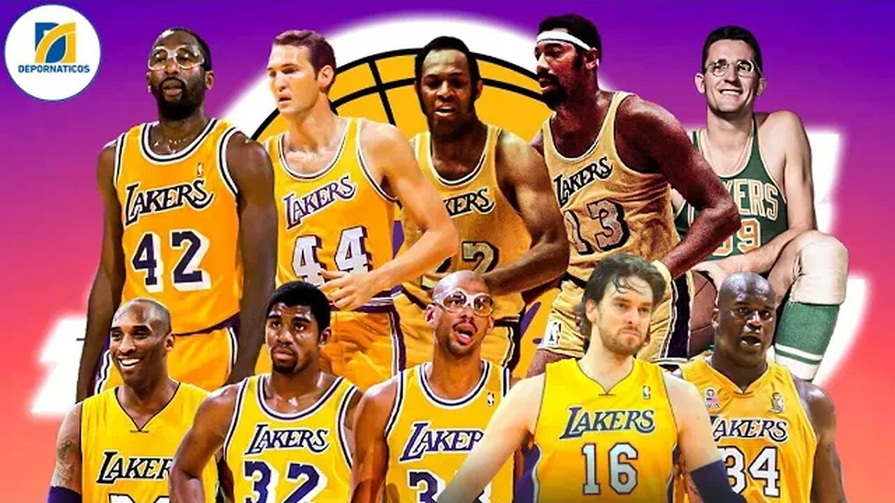 Top 10 Mejores Jugadores En La Historia De Los Angeles Lakers