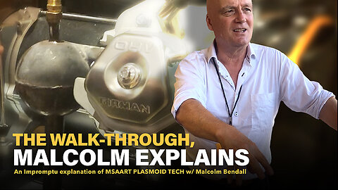A UNPLANNED WALK-THROUGH OF THE MSAART PLASMOID TECH WITH MALCOLM BENDALL BEHIND THE SCENES AT TESLATECH, 2023