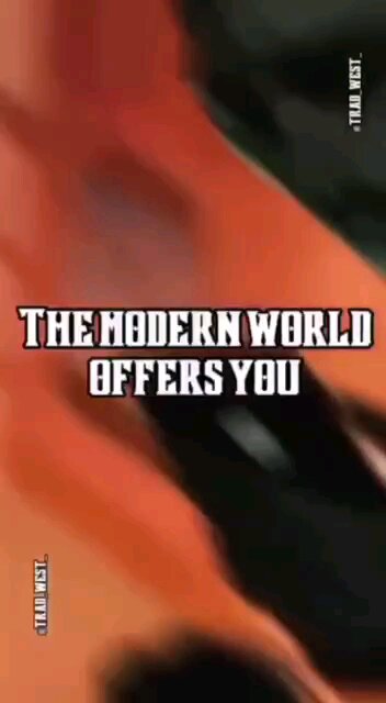 faith. order. virtue. reject the modern world. embrace tradition.