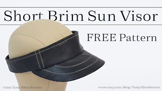 Free Sun Visor Pattern and tutorial