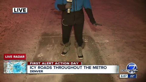 Micah Smith's advice for walking on slippery sidewalks