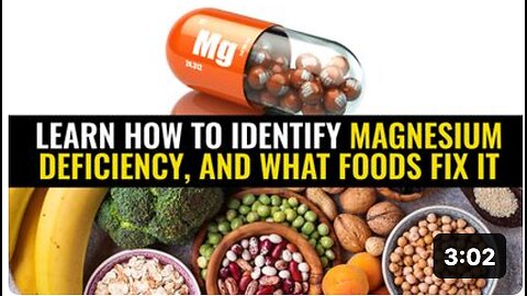 Learn how to identify magnesium deficiency, and what foods fix it