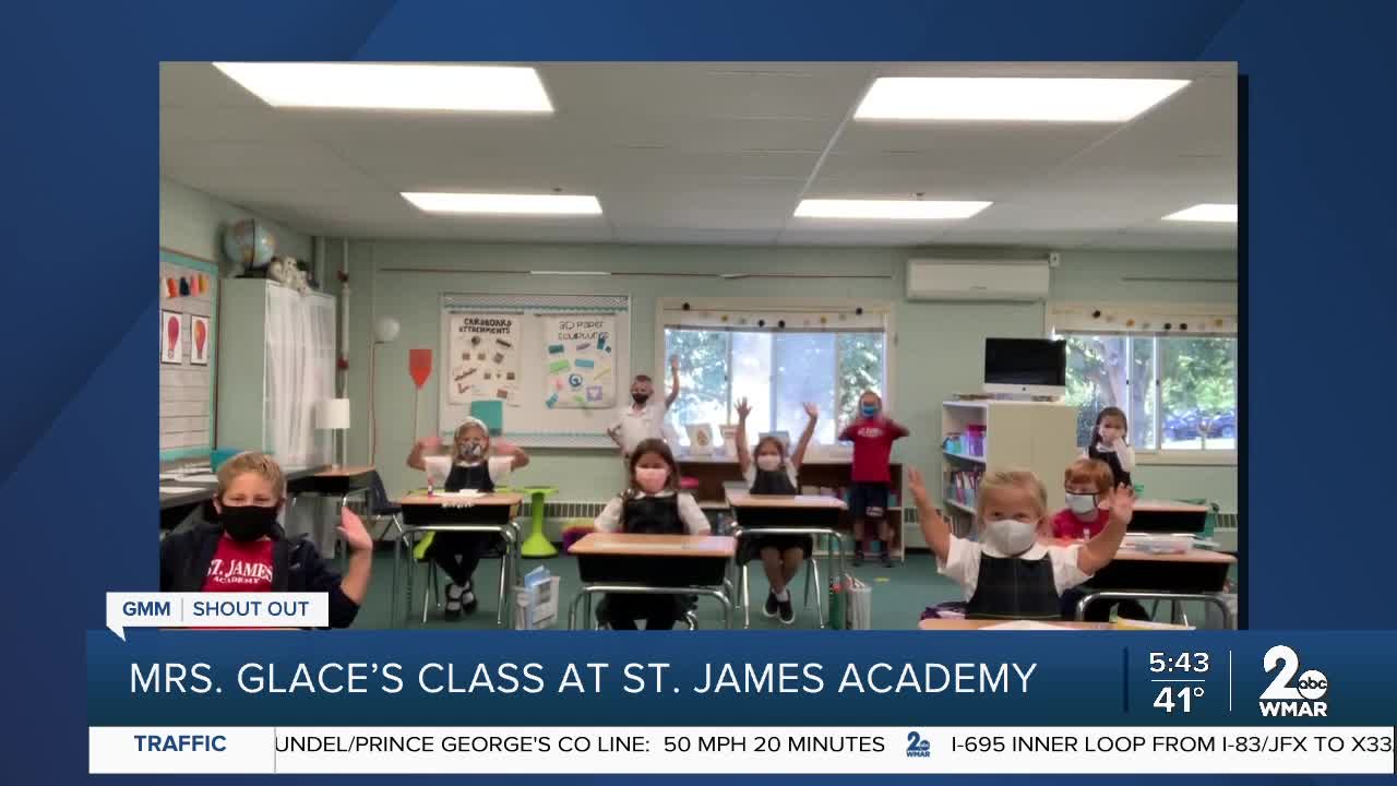 Mrs. Glace's class gives a shout out!