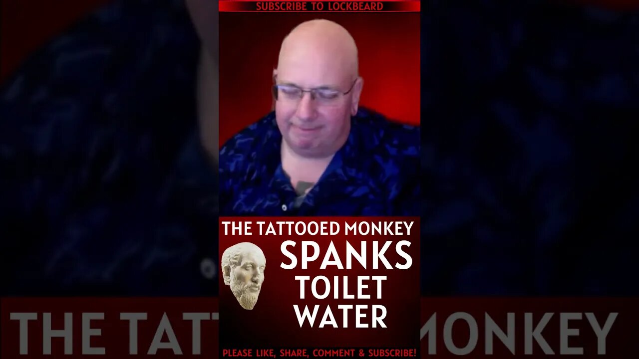 MONKEY SPANKS TOILET WATER