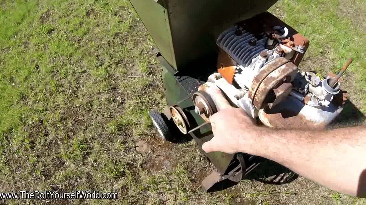 Garden Work & Started Rebuild Of Seized Wood Chipper Engine