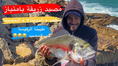 تحدي الصيد بطعم العكريش الحي لاستهداف اسماك الدوراد الكبيرة و تفادي الصغيرة - Peche Au Dorade Royale