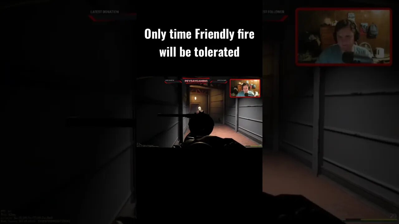 Friendly fire will not be tolerated