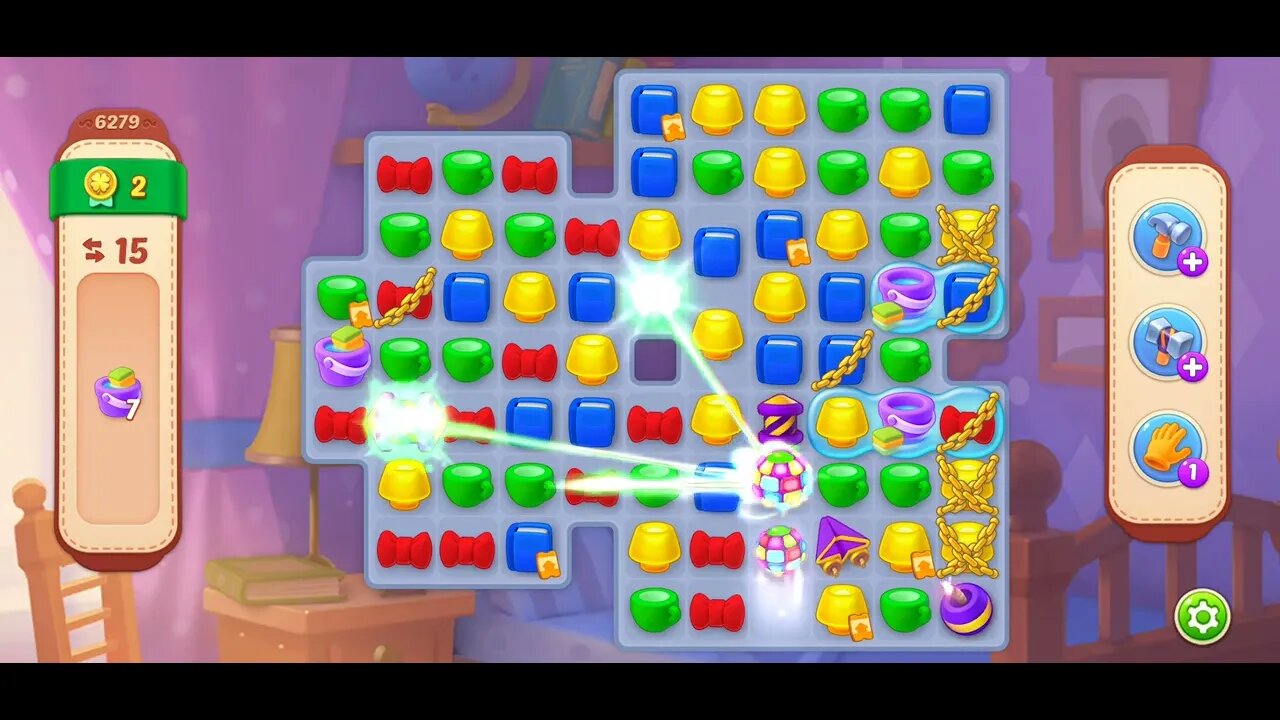 Playrix Homescapes Gameplay Walkthrough Level 6279