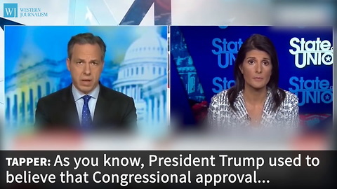 Haley Refuses To Take CNN Jake Tapper’s Bait In Criticizing Trump’s Syria Strike