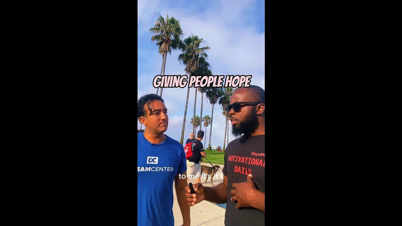 Giving People Hope #dayodman #motivation #hopeful #thepeople #eeyayyahh