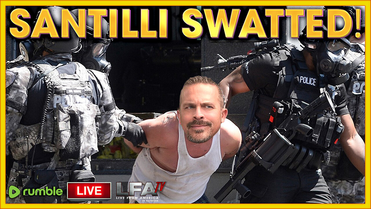 False Police Report By American Airlines Gets Pete Santilli SWAT-TEAMED SANTILLI REPORT - 4PM