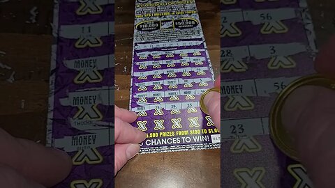 Winning $50 Lottery Ticket 500X Scratch Off!