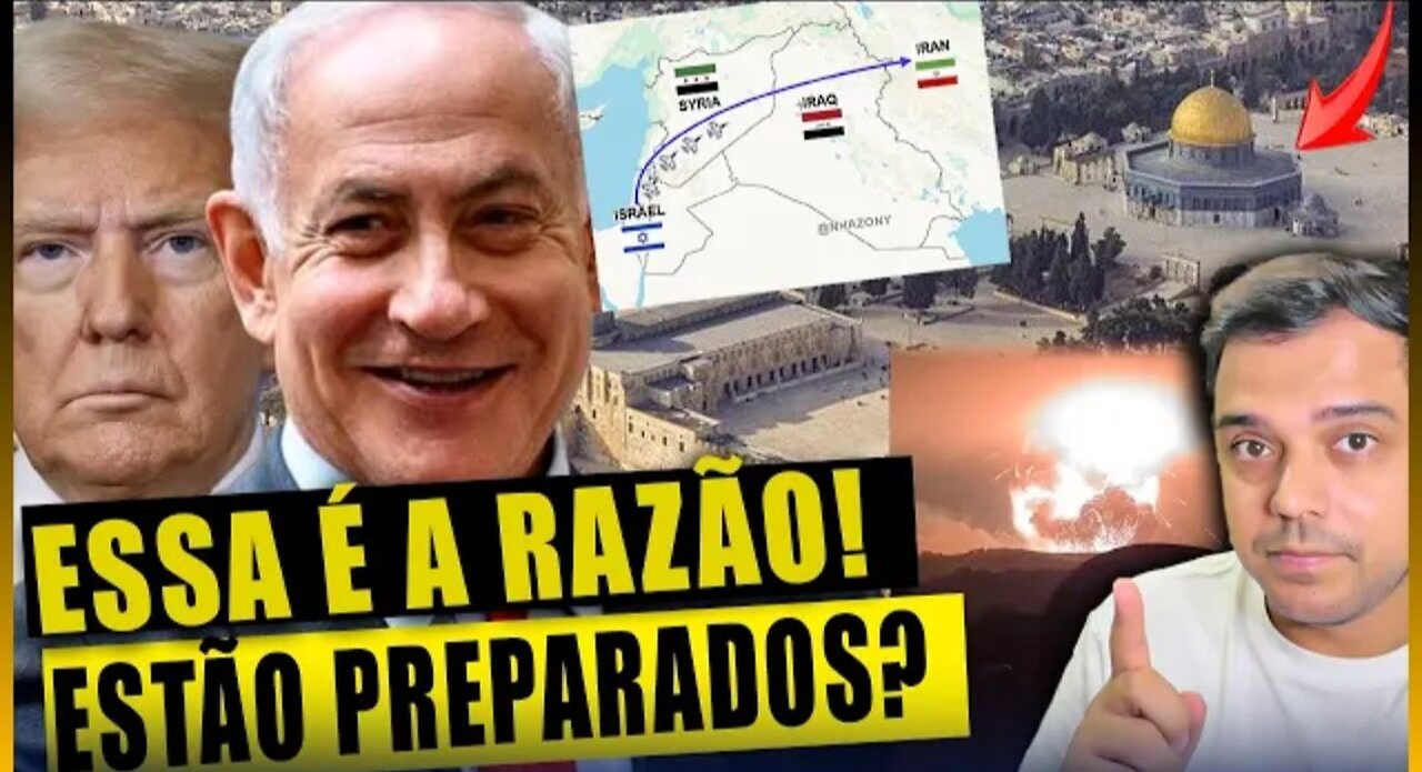 O que ISRAEL está FAZENDO AGORA, vai te ASSUSTAR! O Caminho ESTÁ ABERTO!