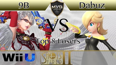 SHI-G|9B (Bayonetta) vs. Dabuz (Rosalina) - Top 8 Losers - Shots Fired 2