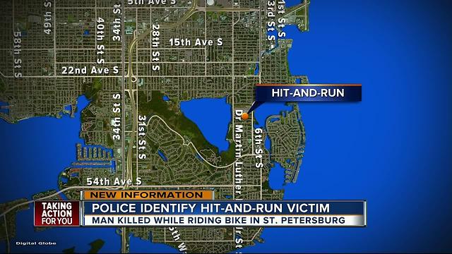 Bicyclist killed in hit-and-run in St. Pete