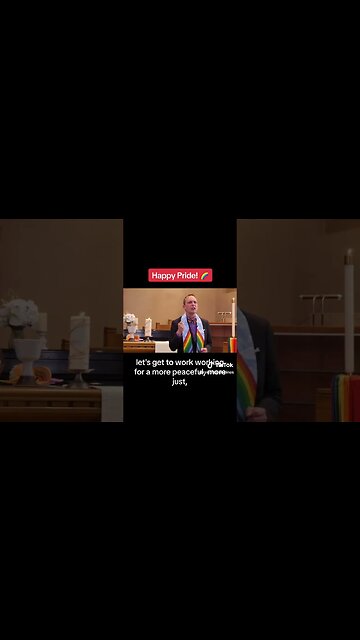 Woke Pastor Tells LGBT You Are Loved And Affirmed by God And Wishes Everyone A Happy Pride Month