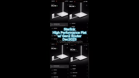 Starlink Flat High Performance Dish speed tests