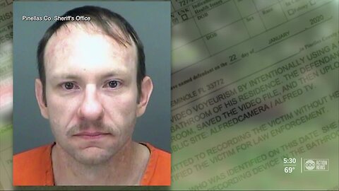 Seminole man arrested after deputies say he planted a secret camera in his bathroom