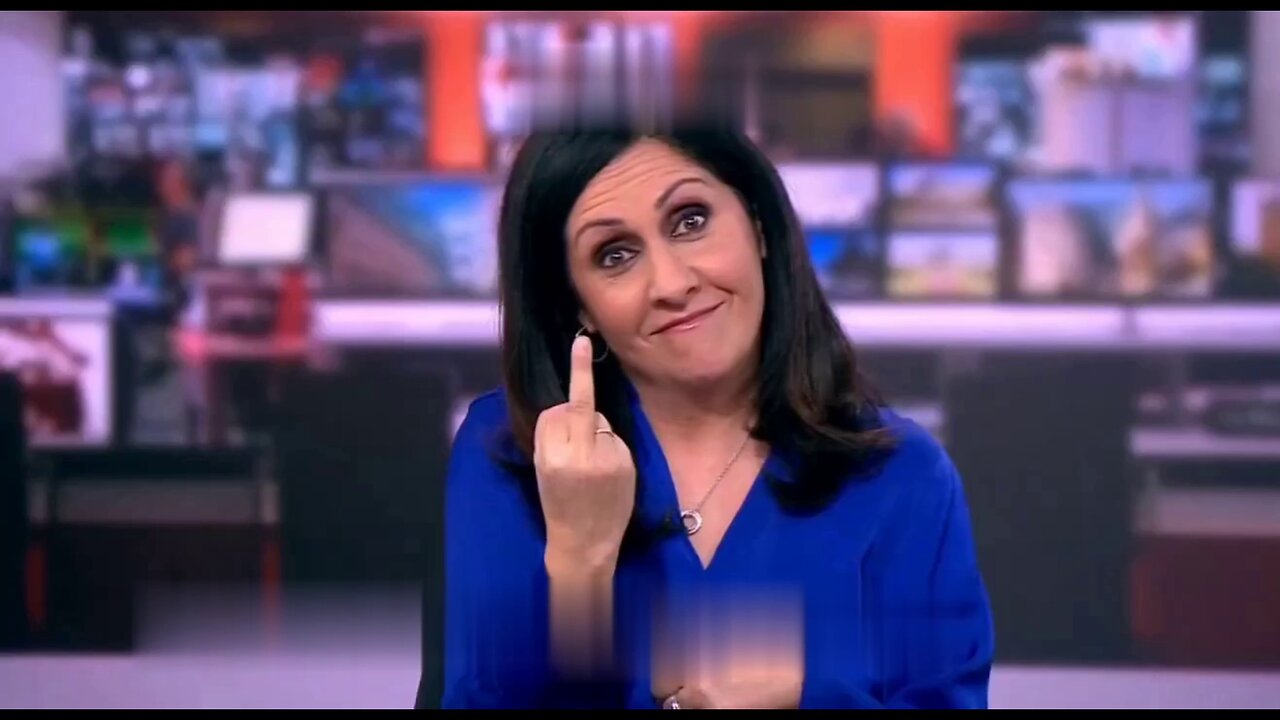 🚨WATCH: BBC News presenter Maryam Moshiri showed her middle finger live on air