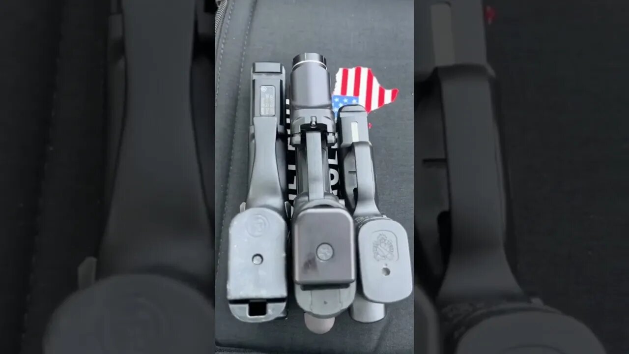 Staccato CS, CZ P10C, and Springfield Hellcat size comparison. Go check out the full video. #shorts