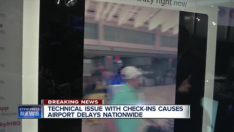 Delays are mounting at some airports nationwide over a tech issue