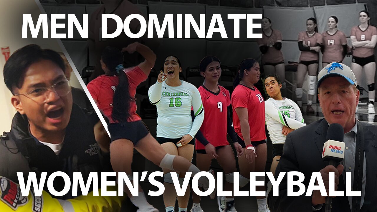 TRANS TAKEOVER: Five 'trans women' dominate female volleyball game