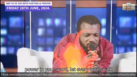 DAY 42 OF 100 DAYS FASTING AND PRAYER // DO NOT SUFFER THE WITCH TO LIVE // FRIDAY 28TH JUNE, 2024