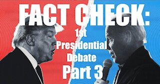 #DEBATE2020 FACT CHECK PART