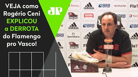 "O Flamengo hoje..." VEJA como Rogério Ceni EXPLICOU a DERROTA para o Vasco por 3 a 1!