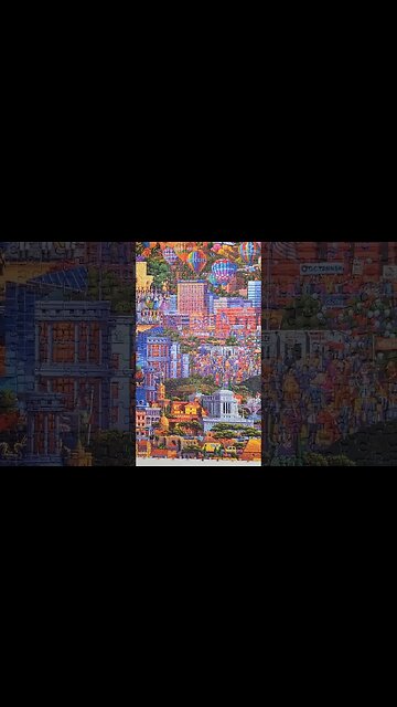 60,000 Piece What a Wonderful World Jigsaw Puzzle Day 44! #shorts #puzzle #jigsawpuzzles #puzzles