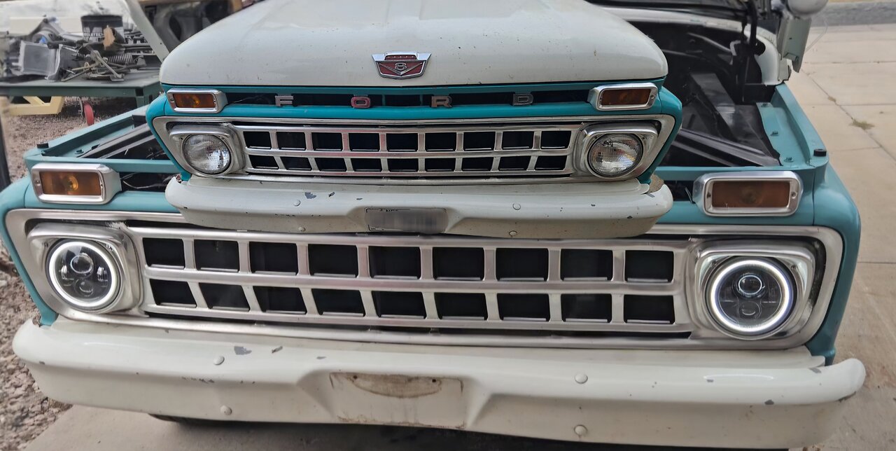 1965 F100 Oracle 7" LED Headlight Kit Installation