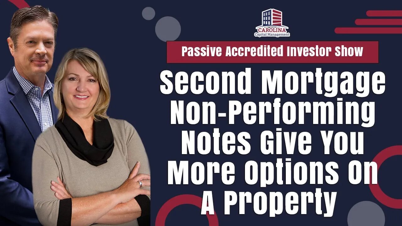 Second Mortgage Non-Performing Notes Give You More Options On A Property