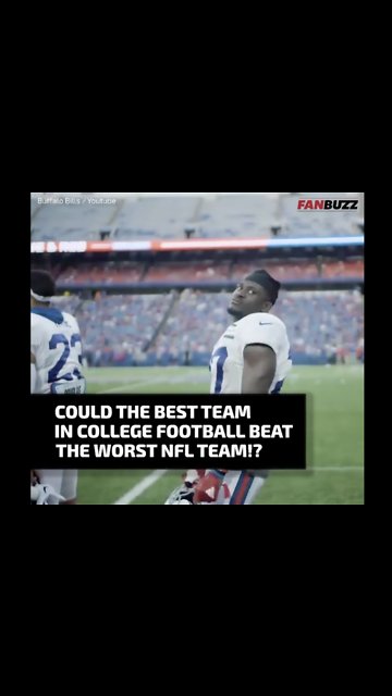 Could a College Football Team Ever Beat an NFL Team?